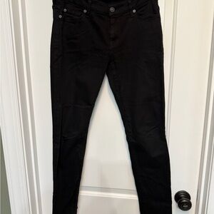 7 For All Mankind Women's Black Skinny Jeans